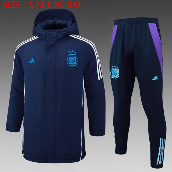 Abrigo Argentina Conjunto Completo 2024/25 Azul